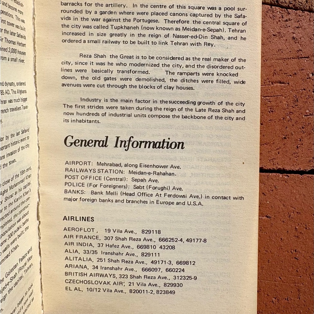 1975 Sahab A Guide to Iran Tehran Maps Kurds Travel Middle Eastern Mosque - Picture 10 of 15